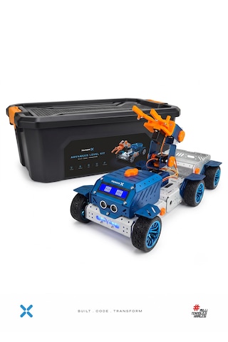 Harezmi X İleri Seviye 20'si 1 Arada Programlanabilir Modüler Robot Seti, Deneyap Kart V2 Ve +2 Enkoderli Dc Motor Donanımlı