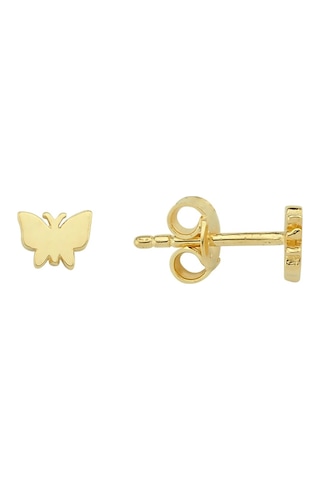 Goldkupe 14 Ayar Altın Minik Kelebek Küpe 0,52 Gr-1796