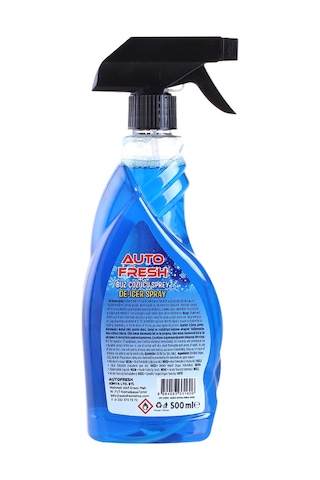 Autofresh Araç Buz Çözücü Sprey Araba Cam Kaporta Buzlanma Önleyici 500 Ml