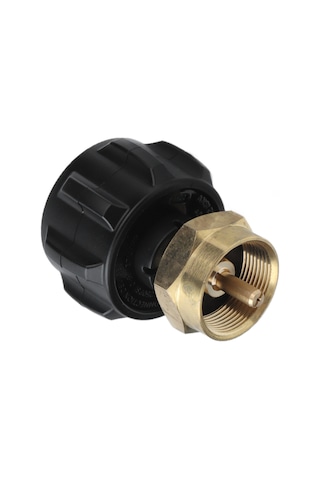 Moveevo Brass Propane Tank Refill Adapter - Qcc1 Pol Bağlantı Elemanı, Otomatik Kesme Özelliği, Dış Mekan Kamp Malzemesi, 1lb Lpg Silindirleri İçin
