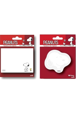 Snoopy Yapışkanlığı Not Kağıdı 50 Yaprak 2 Farklı Model