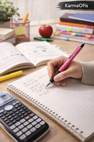 Faber-castell 1345 Versatil Kalem 0.5 Mm Pembe Ergonomik Yuvarlak Mekanik Kalem Pembe
