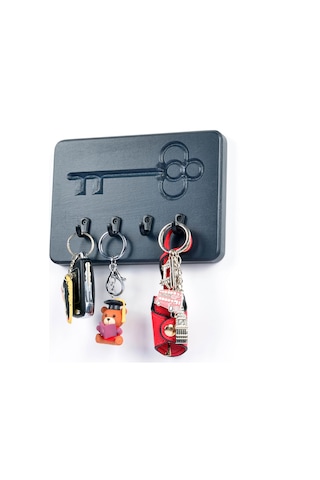 Woodcraft Mini Anahtar Askısı, Askılık, Anahtarlık (515858633) Antrasit