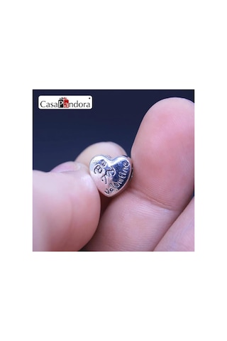 My Valentine Charm. Charm Bileklik Uyumlu Gümüş Gümüş