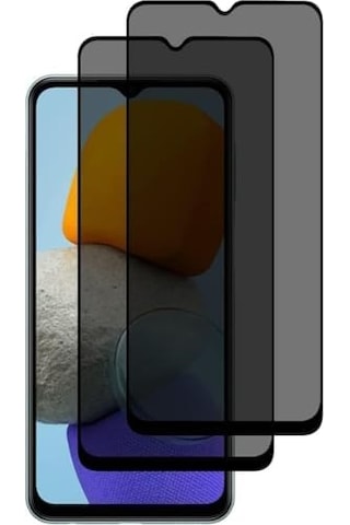 Oppo A15 - A15s Privacy Hayalet Ekran Koruyucu 2 Adet - 9h Temperli Cam, Yan Görünme Engelleyici, Tam Kaplama