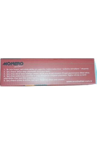 60v 20-24 Ah Şarj Cihazı Ebike Devre Kesicili Göstergeli Monero