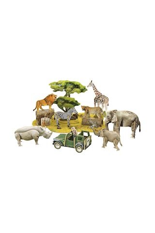 Cubicfun National Geographic Kids 3D Puzzle Afrika Yaban Hayatı