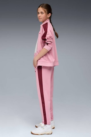 Puma T7 Pembe Çocuk Eşofman Altı 7-16 Yaş Pembe/bordo