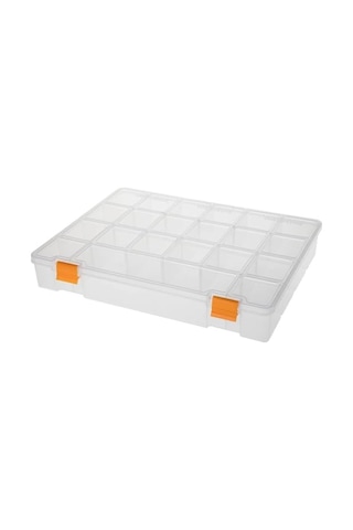 13 Bölmeli Organizer Kutu - Ayarlanabilir Bölmeli Şeffaf Saklama Ve Düzenleme Kutusu, Takı, Boncuk, Vida, Hobi Ve Küçük Parçalar İçin Kapaklı Organizer