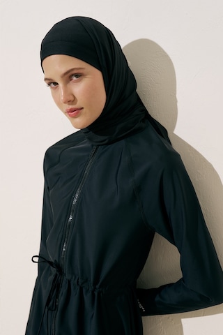 Manuka Bone Bağlamalı Mayo Şal Siyah Siyah