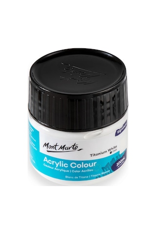 Akrilik Renkli Boya Signature 100ml - Titanium White Çok Renkli