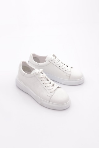Dgn Leo Erkek Sneakers Ayakkabi Beyaz Floater Beyaz