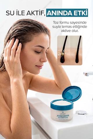 Saç Derisi Peelingi Arındırıcı & Dengeleyici Hair Scrub 200 Ml 2 Li Set Tüm Saç Tipleri