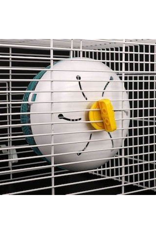 Carno Hamster Kafes Çarkı Beyaz 17.5 CM