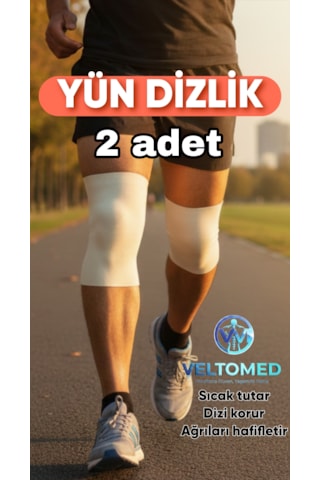S Beden Yün Dizlik Isıtır Sıcak Tutar Unisex Giyilen Model 1 Çift S