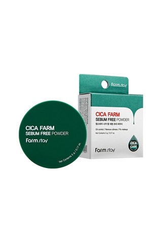 Farmstay Cıca Farm Sebum Free Powder 5g - Yağ Dengeleyici Centella Özlü Pudra