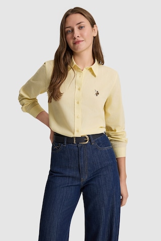 U.S. Polo Assn. U.s. Polo Assn. Kadın Açık Sarı Gömlek Basic 50320204-vr004 Acık Sarı