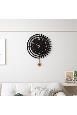 Zenith Duvar Saati Siyah Gold Siyah - Gold