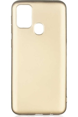Samsung Galaxy Uyumlu M31 Kılıf Zore Premier Silikon Kapak-Gold