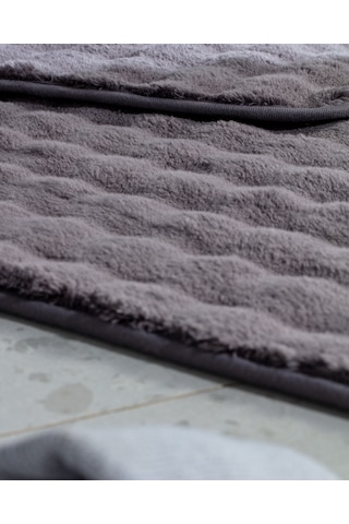 Madame Coco Reflet Bubble 2'li Banyo Paspası - Antrasit8684427127896 Gri