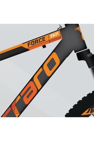 Carraro Force 900 520h Dağ Bisikleti Antrasit Gri Turuncu Beyaz Gri - Turuncu