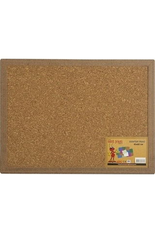 Temel 45x60 Naturel Mdf Çerçeve Mantar Pano Ant511