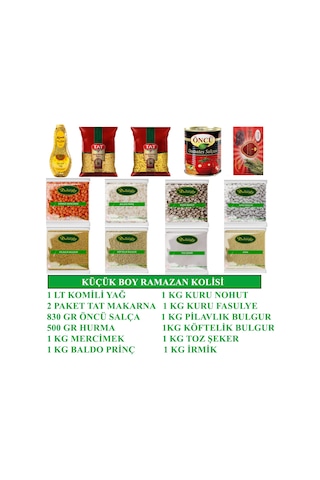 Dedeoğlu Gıda Küçük Boy Ramazan Kolisi 13 Parça