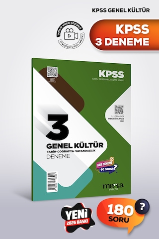 2026 Kkpss Genel Kültür 3 Deneme Sınavı Tarih Coğrafya Vatandaşlık Tamamı Video Çözümlü