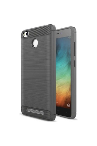 Xiaomi Redmi 3 Pro Kılıf Zore Room Silikon Kapak Gri