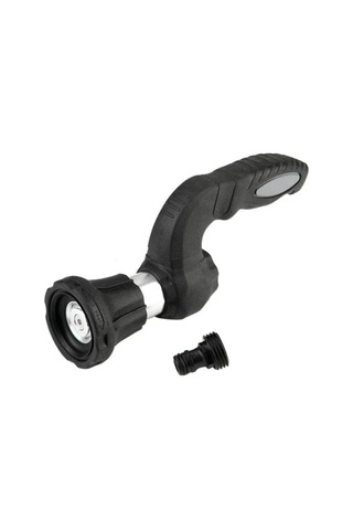 Bahçe Sulama Aleti Mighty Blaster Basınçlı Su Hortumu Ucu Aparatı, Siyah