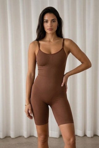 Fit Women Kadın Bel & Basen ı Kahve Dar Body Kahverengi