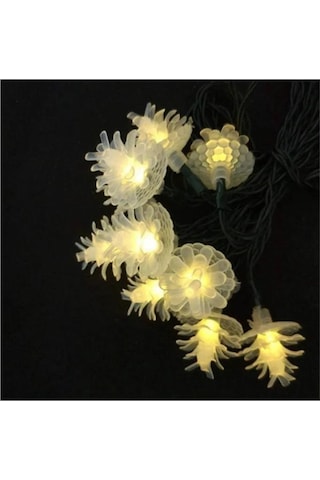 Pilli Kozalak Şeklinde Işıklandırma Yılbaşı Ağacı,cadılar Bayramı Parti Işıkları