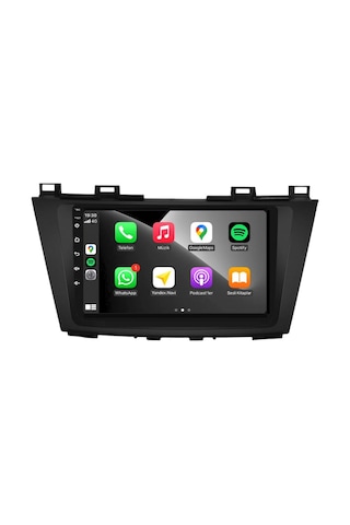 Mazda Mazda 5 Araç Multimedya Android Ekran Carplay Navigasyon Double Teyp 4+64 9" 12-13 Black Navımex
