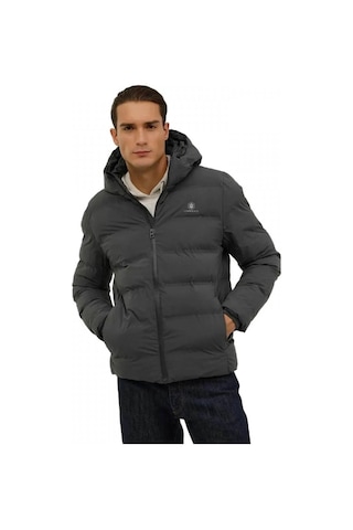 Lumberjack Erkek Mont Koyu Gri 101398676 Ml Nolan Coat 2Sn22 3Pr 24Ks94000580 S9400061 Koyu Gri