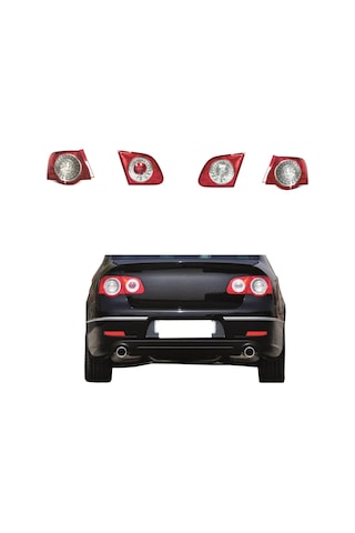 Vw Passat B6 Stop Lambası Takım 4 Adet Ledli Set 2006-2010