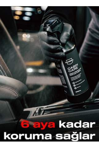 Nasiol Cabincare Araç Kumaş Yüzeyleri için Nano Kaplama 6 Ay Dayanım 500ML Su Sıvı Leke Geçirmez