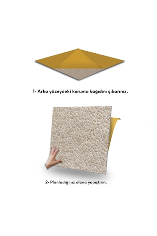 Tink Kendinden Yapışkanlı Keçe Karo Zemin Ve Duvar Kaplama Leopar Desenli Devetüyü 48x48 Cm 44 Adet 10 M² 44 Adet 10 M²