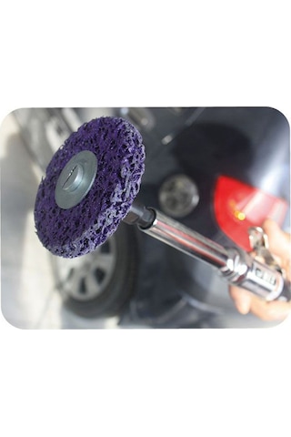 Pas Silici Saplı Mor Disk Silikon 100x13x6 Mm 55061