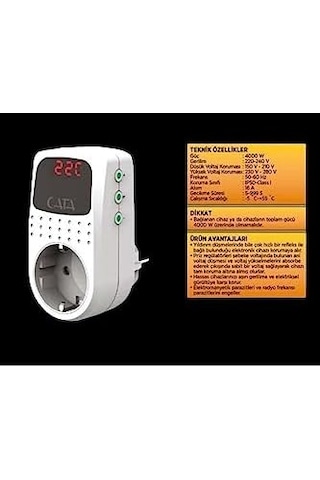 Ct-9187 Priz Regülatör 150-280v-4000w 1