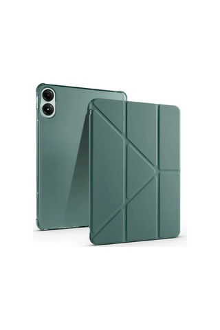 Xiaomi Redmi Pad Se 4g Kılıf Kalemlikli Mars Tablet Kılıfı - Koyu Yeşil Aklby-bsva58 Diğer