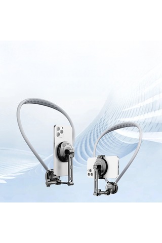 Jmary Mg-03 2in1 Eller Serbest Magnetik Boyun Askılı Telefon Tutucu Siyah