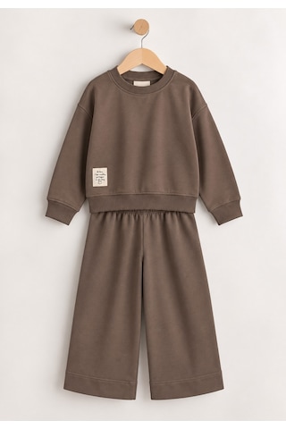 Cigit Sweatshirt Takım 2-8 Yaş Vizon