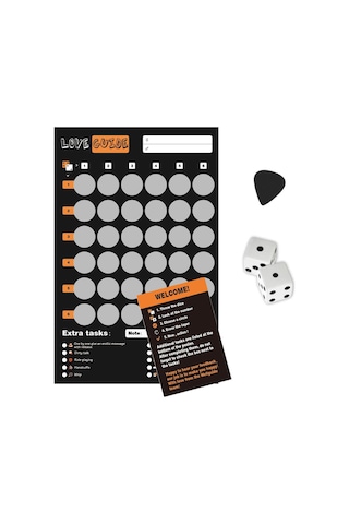 Zaga Oyun Love Guide Çiftler İçin Sürpriz Görev Panosu Türkçe Çok Renkli