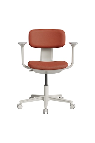 Tesla Comfort Çalışma Koltuğu - Koyu Turuncu Kumaş 61x74-86x60 Cm Turuncu