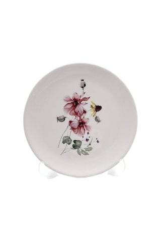 Rakle Darrel Seramik 4'lü Pasta Tabağı Seti 19 Cm Çok Renkli