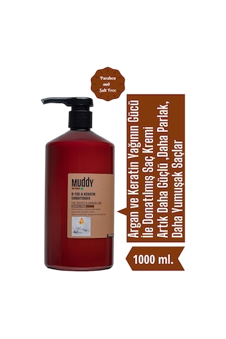 Muddy B-Tox&Keratin Onarıcı Saç Bakım Kremi 1 L