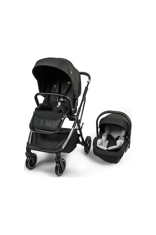 Kanz Thunder Kolay Katlanabilen Travel Sistem Bebek Arabası Oreoblack