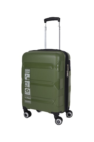 Hotowa Gold Pp Valiz 8011 Haki Yeşil Tsa Kilitli Kabin Boy Haki Yeşil