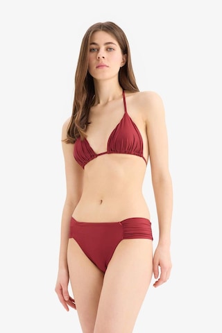 Defacto Regular Fit Saten Bikini Alt-fall İn Love E0399ax25smbr285 Bordo