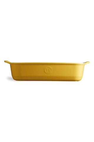 Emile Henry Fırın Kabı Dikdörtgen 30 x 19 cm Mat Sarı/Provence Ye Mat Sarı